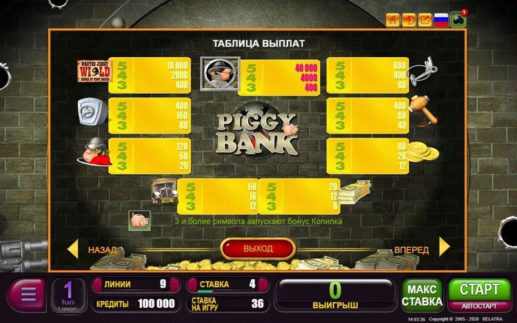 Piggy Bank играть бесплатно